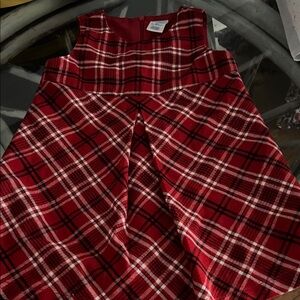 Old Navy Red Plaid Kids Dress